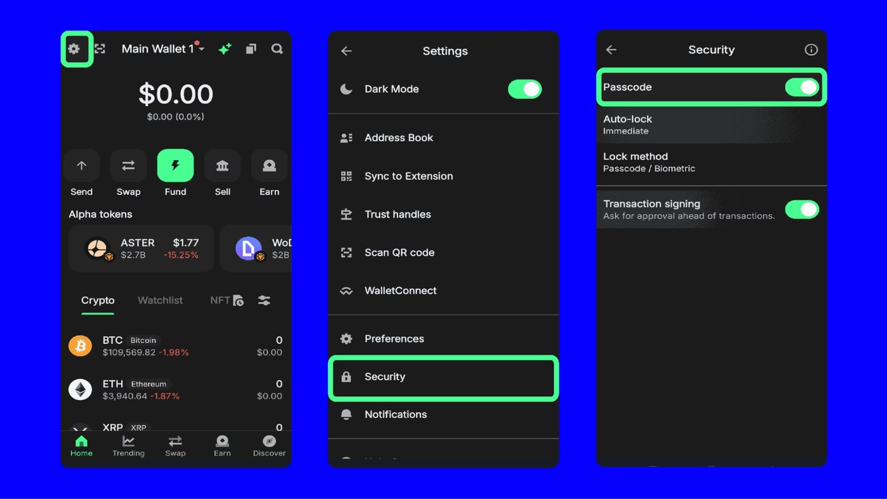 Trust冷钱包教程
